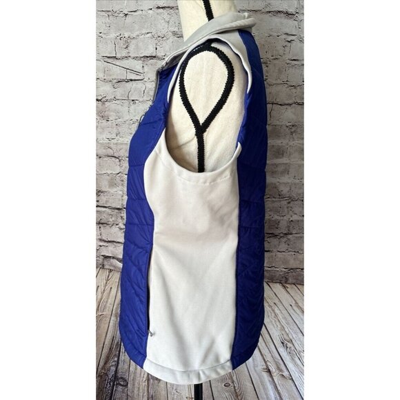 Eddie Bauer Quilted Zip Vest Women’s Blue‎ M Gorpcore Lightweight - Picture 3 of 6